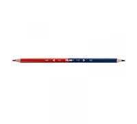 Lot De 2 Crayons De Couleur - Double Pointe - Rouge Et Bleu - Milan