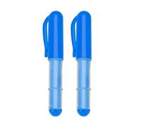 Lot de 2 crayons de marquage de tissu effaçables à la craie pour couture, matelassage, fournitures de bricolage, stylo à poudre de dessin, crayons de couture, craie pour tissu effaçables