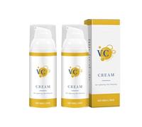 Lot de 2 crème éclaircissante pour le corps, éliminant les taches pigmentaires, soin de la peau pour les zones intimes, les aisselles et la zone du bikini, crème blanchissante pour taches sombres et