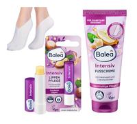 Lot de 2 - Crème Pieds Intensive 100ml + Soin Lèvres Intensif 4,8g + Bonus Chaussettes Pieds Sèches