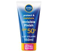 Lot de 2 Crème protection solaire Fluide FPS 50 Invisible Finish NIVEA 150ml