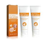 Lot de 2 crèmes anti-transpirantes pour le visage - 50 ml - Anti-transpiration - Contre la transpiration excessive du visage, le front et le cuir chevelu - Contrôle du visage gras - Pour hommes et