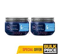 Lot de 2 crèmes coiffantes Nivea pour hommes, tenue flexible, aspect naturel ...