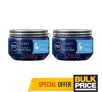 Lot de 2 crèmes coiffantes Nivea pour hommes, tenue flexible, aspect naturel ...