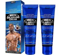 Lot de 2 crèmes de massage pour hommes, huile de massage pour hommes, retardement des rapports sexuels, renforcement des performances, crème énergisante