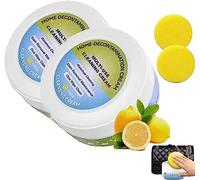 Lot de 2 crèmes de nettoyage et d'élimination des taches, crème de nettoyage multifonction, soin du cuir, élimine les taches des racines, super pouvoirs de nettoyage de la maison, pas besoin de laver