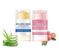 Lot de 2 crèmes de réparation pour les mains et les pieds - Réparation pour talons fissurés et callosités - Crème hydratante en profondeur pour pieds secs, mains, coudes - Légère, non grasse