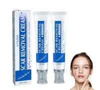Lot de 2 crèmes d'élimination des cicatrices, crème de réparation pour cicatrices, réduit l'apparence des cicatrices anciennes et nouvelles, traitement des cicatrices pour le visage et le corps