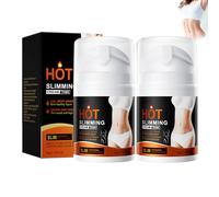 Lot de 2 crèmes pour le corps pour un massage raffermissant, pénètre rapidement pour une sensation de douceur sur la peau, soin sculptant pour une utilisation quotidienne, idéal pour le ventre, les