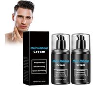 Lot de 2 crèmes pour le visage pour homme, anti-cernes hydratantes pour homme, crème hydratante pour le visage comme crème de jour et de nuit, soin du visage anti-âge