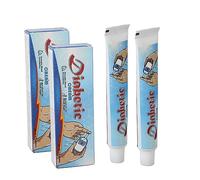 Lot de 2 crèmes pour pieds diabétiques - 20 g - Crème de soin pour peaux sèches - Hydratant - Réduit la sécheresse - Crème pour les pieds et les mains diabétiques