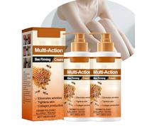 Lot de 2 crèmes raffermissantes à la propolis de Bee - Crème hydratante pour le corps - Pour homme et femme - Avec extraits botaniques de gelée royale - Soin quotidien doux de la peau