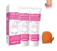 Lot de 2 crèmes raffermissantes pour la poitrine et la région de la poitrine - Soin quotidien des seins et de massage pour les soins de la peau