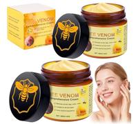 Lot de 2 crèmes régénératrices de la peau au venin d'abeille - Crème complète - Pommade au poison d'abeille - Pour tous les types de peau