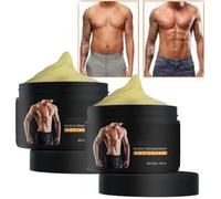 Lot de 2 crèmes sculptantes pour homme avec pompe musculaire et créatine monohydratée pour brûler la trans PACK PRODUITS DE FITNESS