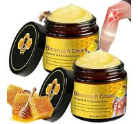 Lot de 2 crèmes venom au venin d'abeille, crème pour les articulations venin d'abeille, gel naturel pour le dos, la nuque, les genoux, la nutrition profonde apaisante, beefyuab gyua