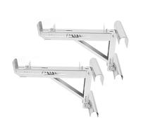 Lot de 2 Crics D'échelle Réglables en Acier allié, Support D'échelle Réglable pour échelles jusqu'à 20 Pouces de Largeur