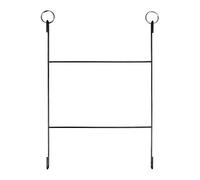 Lot de 2 crochets + 5 supports muraux pour disques vinyle VWM 5