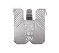 Lot de 2 crochets à enfoncer 3M L.4 x l.23 mm