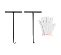 Lot de 2 crochets à ressort en T pour l'installation du vélo Dirt Bike