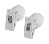 Lot de 2 crochets à ventouse avec pince, pince à ventouse amovible, crochet de support de carte de billet, pince à ventouse pour carte de billets