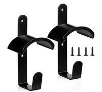 Lot de 2 crochets de bridon pour montage mural - Porte-bridon pour bridon - Avec vis - 2 crochets muraux - Organisateur de rangement - Accessoires pour écurie