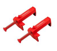 Lot de 2 crochets de brique - Clips muraux pour suspendre le nivellement - Outil de mesure de doublure - Montage mural professionnel - Équipement de maçonnerie