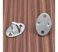 Lot de 2 crochets de cabine en acier inoxydable et verrou de verrouillage pour porte sécurisée et porte de porte, convient pour jardin, abri de jardin, garage, vitrine et porte de serre (10,2 cm)