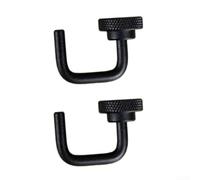 Lot de 2 crochets de connexion de table de camping en acier inoxydable - Crochet de table pliable pour table IGT, plaque de liaison de table d'extérieur, connecteur de table portable, pour accessoires