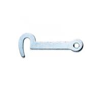 Lot de 2 crochets de contrevent acier, L.70 x l.27 mm