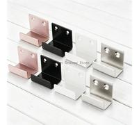 Lot de 2 crochets de fixation murale en acier inoxydable en forme de U pour carreaux, miroirs, présentoirs, accessoires multifonctionnels robustes Style 6