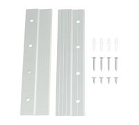 Lot de 2 crochets de fixation murale en Z avec deux unités en alliage d'aluminium pour intégration de taquet français et installation sécurisée (20,3 cm)