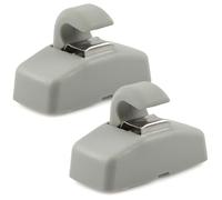 Lot de 2 crochets de fixation robustes pour pare-soleil Volkswagen Bora Caddy Golf Mk4 Sharan Passat Polo Amarok Transporter T5 Touran Seat Ibiza Leon Skoda Fabia Octavia Superb 3B0857561B