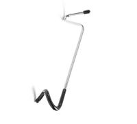 Lot de 2 crochets de lampe de camping en acier inoxydable non glissant Crochet en forme de queue de cochon Crochets antidérapants Crochets portables Barres de tente Support de lampe