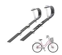 Lot de 2 crochets de panier de vélo réglables multifonctions | Crochet de panier de vélo en fil métallique pour cyclisme, extérieur, route, intérieur, garage, stockage, femme