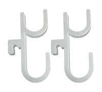 Lot de 2 crochets de parapluie de voiture multi-usages, pas de crochets de perceuse, porte-parapluie, crochets à clipser, pour coffre, SUV, camion, sac à main, sac à provisions.