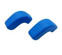 Lot de 2 crochets de remorquage pour pare-chocs avant pour Jeep Wrangler JK JL 2007-2023 pour un montage sécurisé (bleu)
