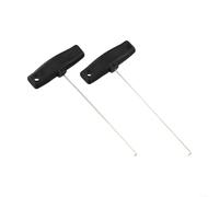 Lot de 2 crochets d'extraction pour instruments de 200 mm de longueur, 3 mm d'épaisseur, outil en acier inoxydable pour modèles W107/W116/W123/W124/W140/W202