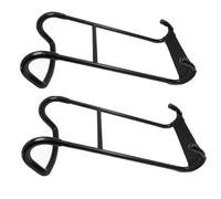 Lot de 2 crochets d'haltères résistants - Capacité de 225 kg - Accessoire pour barre de presse d'épaules