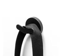 Lot de 2 crochets doubles magnétiques multi-usages - Aucun outil nécessaire - Utilisation sur toute surface ferreuse ou disques en acier à dos adhésif inclus - Idéal pour manteaux, chapeaux et sacs -