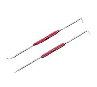 Lot de 2 crochets et crochetage à double pointe pour voiture, joints toriques en métal, outil de marquage pour techniciens