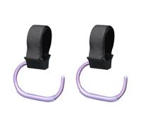Lot de 2 crochets flexibles en aluminium pour poussettes de bébé, parfaits pour les voyages et un usage quotidien pour poussette