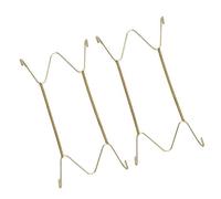 Lot de 2 crochets invisibles pour assiettes murales en forme de W pour assiettes décoratives et œuvres d'art (15,2 cm - 2 pièces)