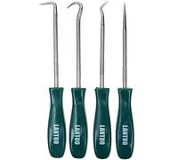 Lot de 2 crochets, kit de crochet/outils de crochet, extracteur de joint d'huile universel et crochet racloir, extracteur de joint (A)