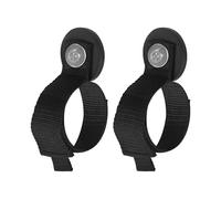 Lot de 2 Crochets Magnétiques, Crampons Muraux avec Sangle Réglable, Support Rallonge Robuste Force d'Attraction 10KG Crochet Aimanté Puissant pour Câbles Suspendus, Tuyaux, Corde d'atelier, Jardin