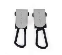 Lot de 2 crochets pour poussette - Pasito a Pasito Icon Smoke