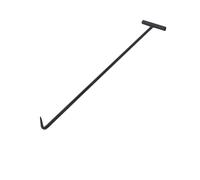 Lot de 2 crochets robustes pour soulever des plaques d'égout en acier, crochets pour ciment, crochets à ressort, crochets en T, crochets de traction, outils de levage(77CM/30.3IN)