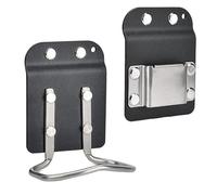 Lot de 2 crochets robustes pour tournevis électrique et marteau - Accessoires légers pour ceinture d'outils pour professionnels bricoleurs