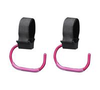 Lot de 2 crochets rotatifs à 360° pour poussette - Design en métal solide - Maintien sûr pour les courses - Activités de plein air