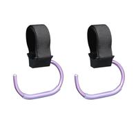 Lot de 2 crochets rotatifs multifonctions pour poussette, capacité de charge lourde, design ergonomique pour les parents ayant besoin d'espace de rangement supplémentaire pour les mains